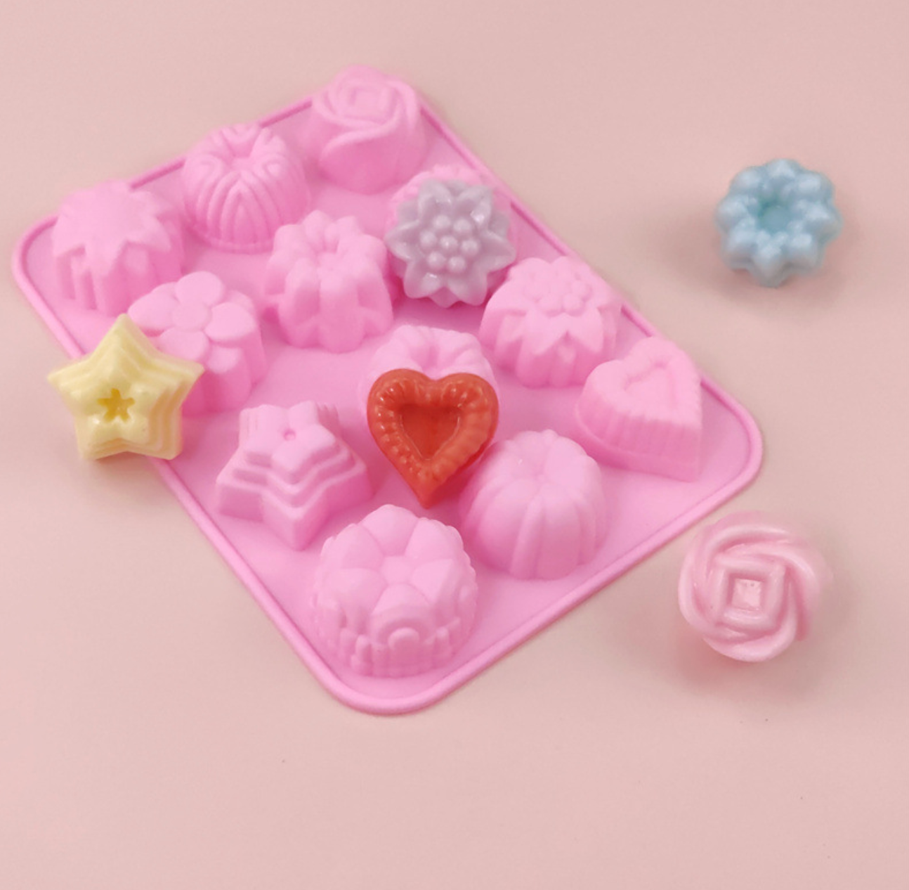 Multi Flowers Silicone Mould