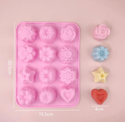 Multi Flowers Silicone Mould