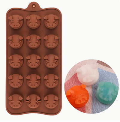 Pig Silicone Chocolate Mould
