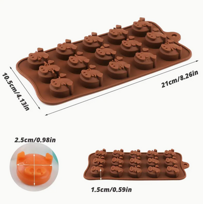 Pig Silicone Chocolate Mould