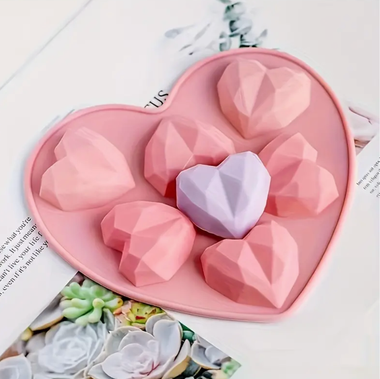 Diamond Shaped Heart Mould