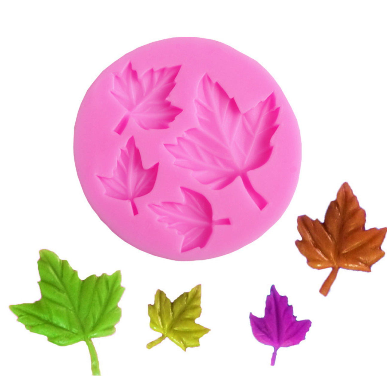 Maple Leaves Fondant Mould