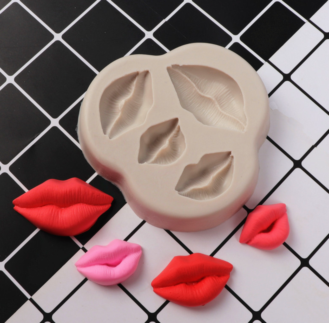 Lips Fondant Mould