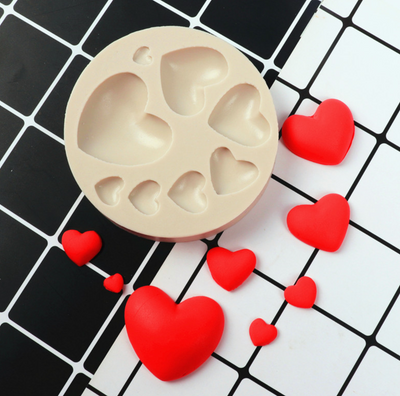 Hearts Fondant Mould