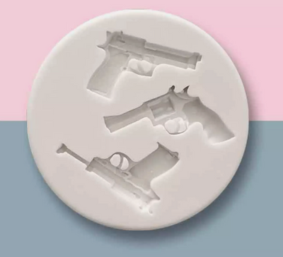 Pistol Fondant Mould