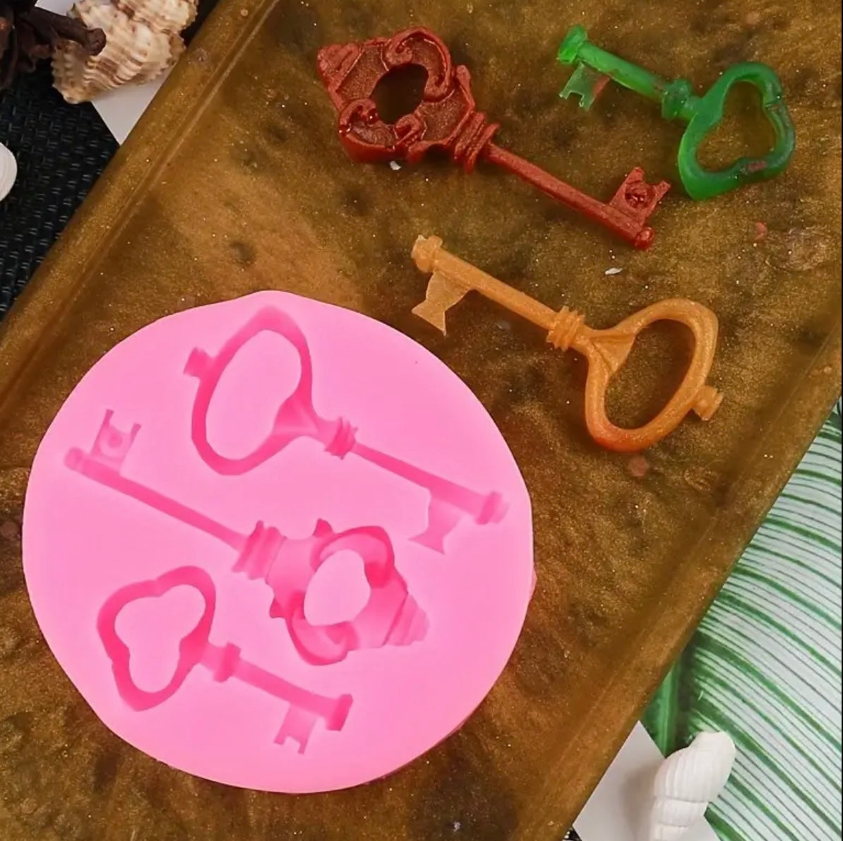 Vintage Key Fondant Mould