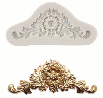 Vintage Baroque Fondant Mould