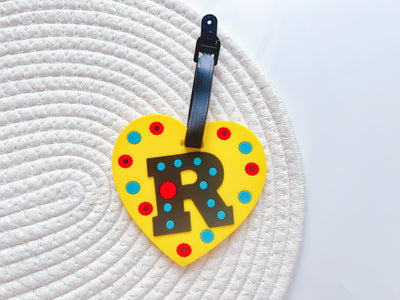 Letter R Luggage Tag