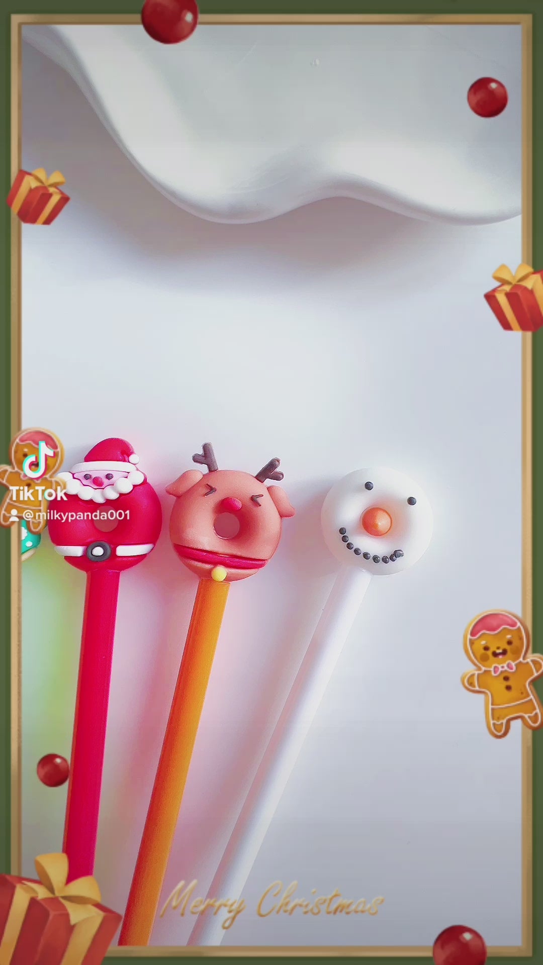 Christmas Donut Pen