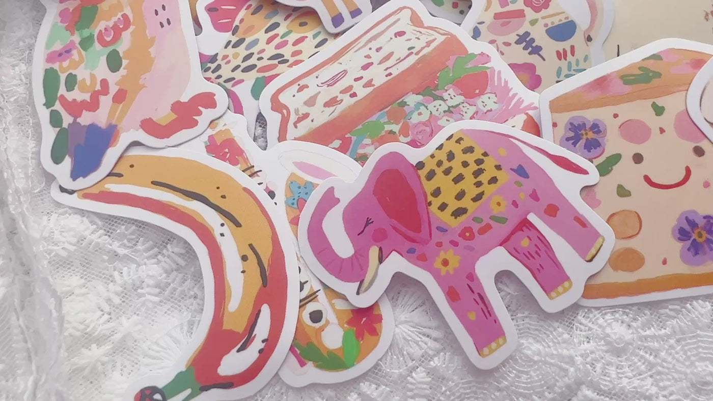 Cartoon Graffitti Vinyl Stickers