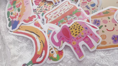 Cartoon Graffitti Vinyl Stickers