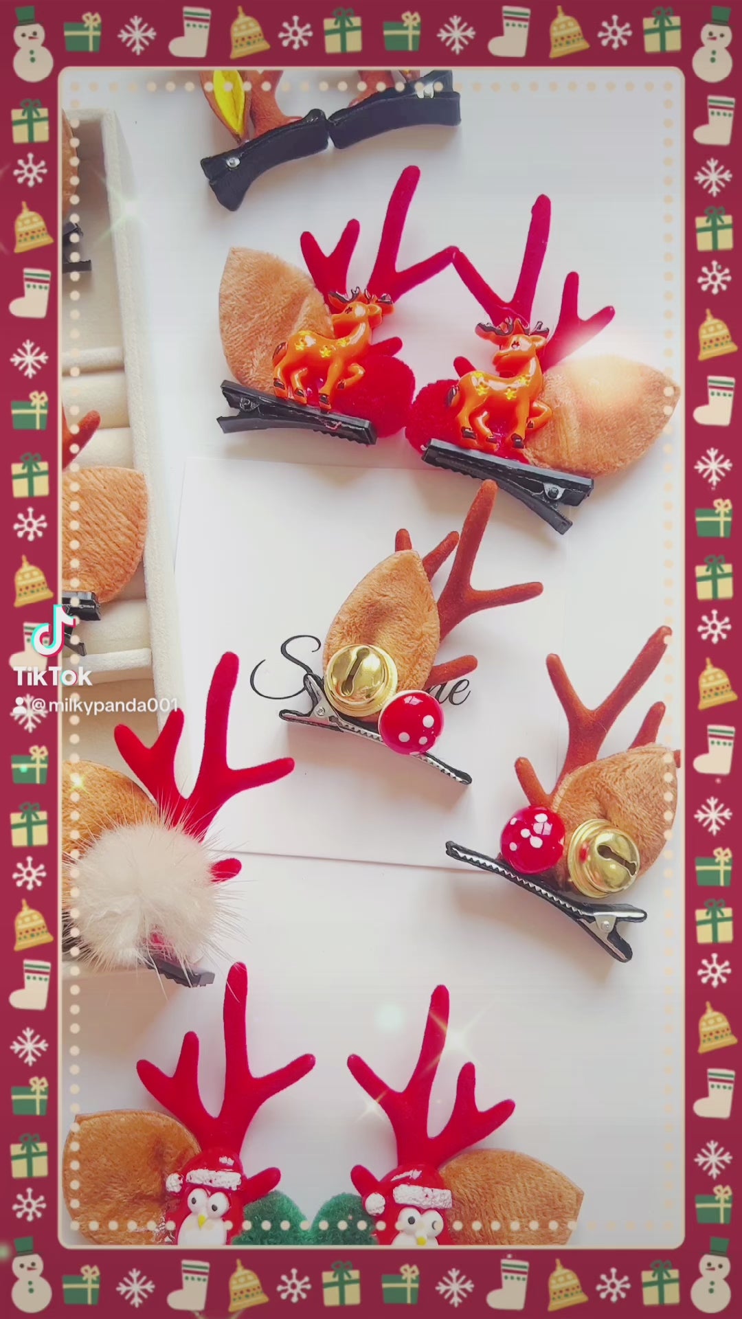 Christmas Themed  Hair Clips 