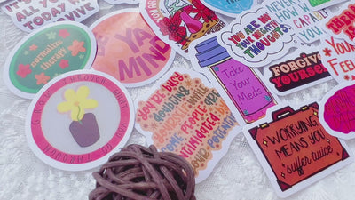 Mental Health Vinyl Stickers