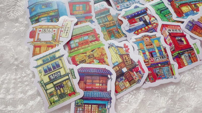 Japanese Store Vinyl Stickers