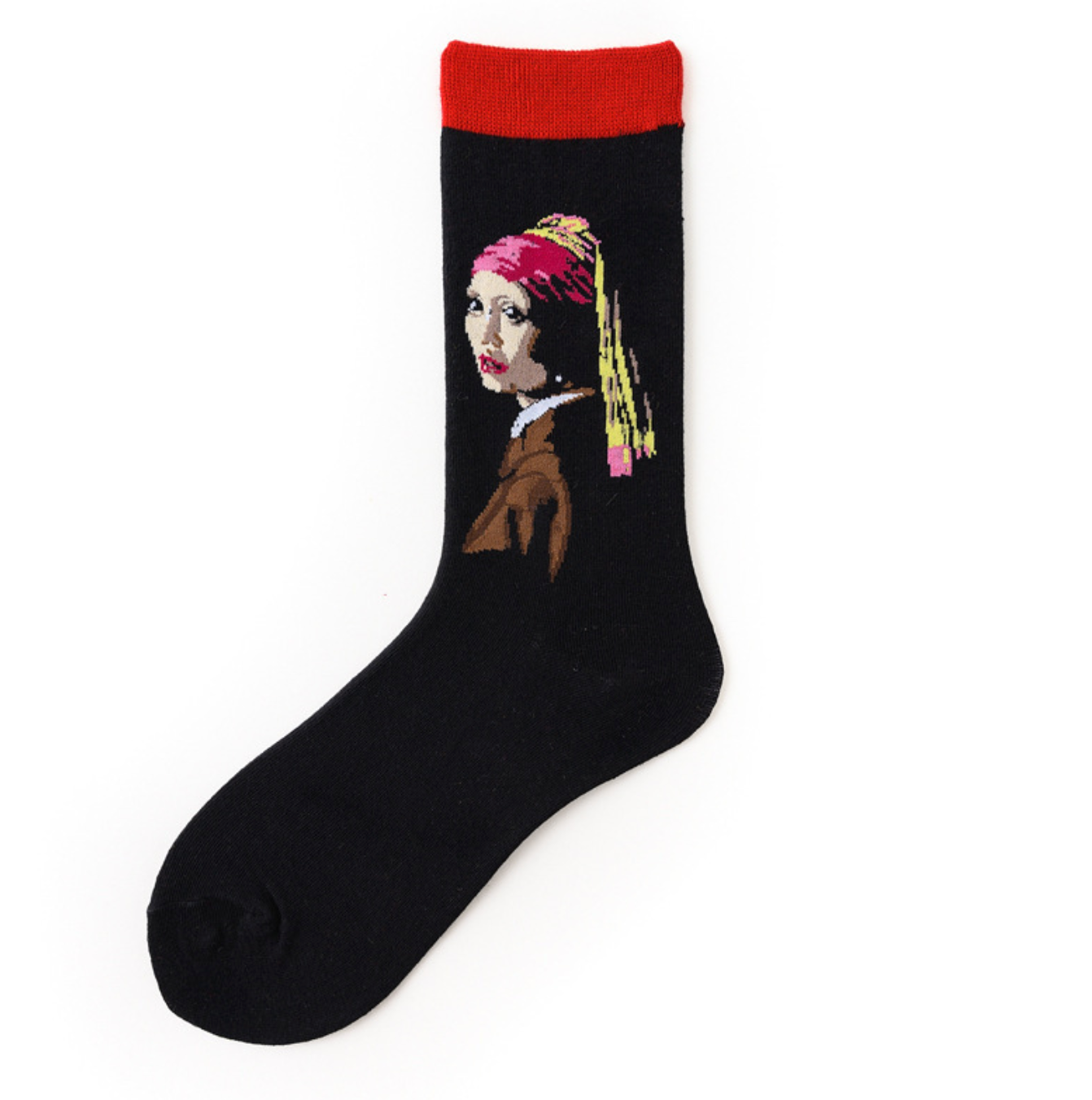 Oil painting pattern Unisex socks - Milky Panda