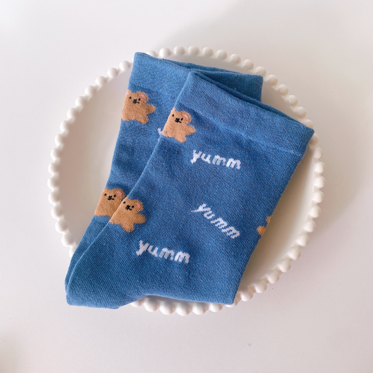 Cute bear women socks - Milky Panda