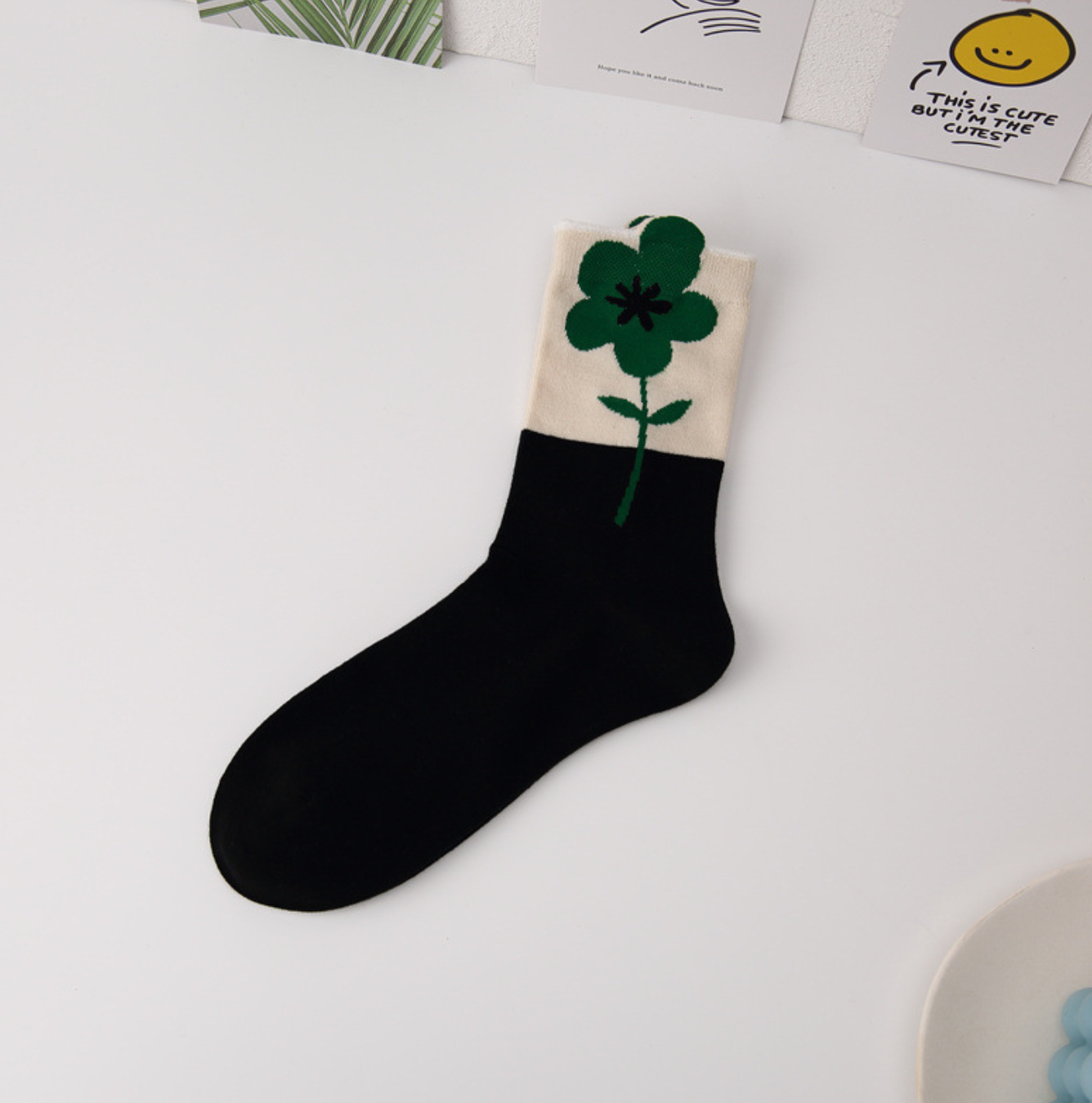 Flower women socks - Milky Panda