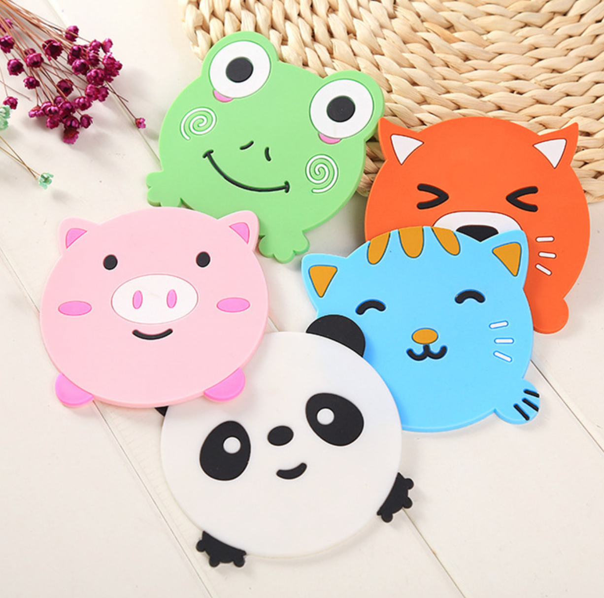 Silicone Animal Coasters