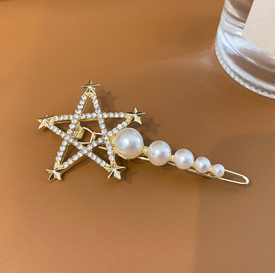 Star Moon Hair Clip