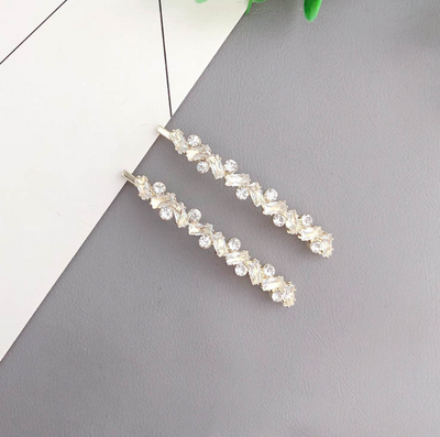 2 Pcs Rhinestone Hair Clips