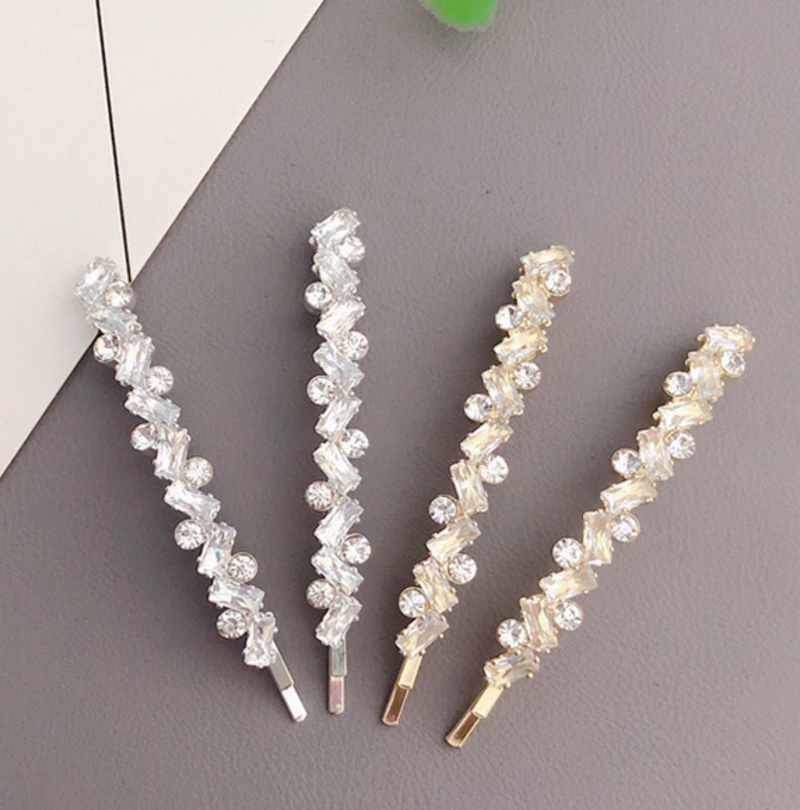 Rhinestone hair discount clips