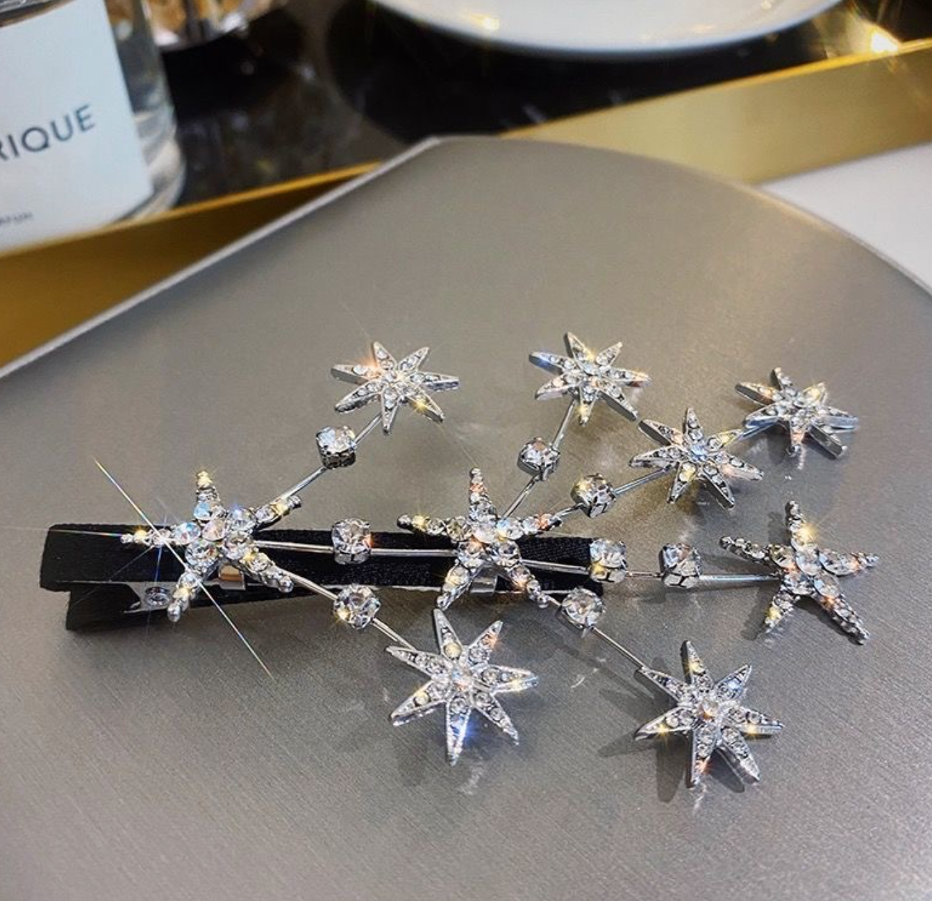 Crystal Stars Hair Clip