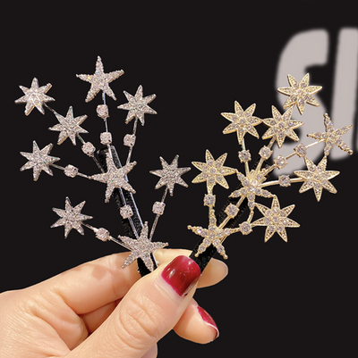 Crystal Stars Hair Clip