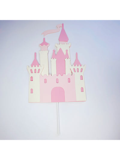 Castle cake topper decoration set