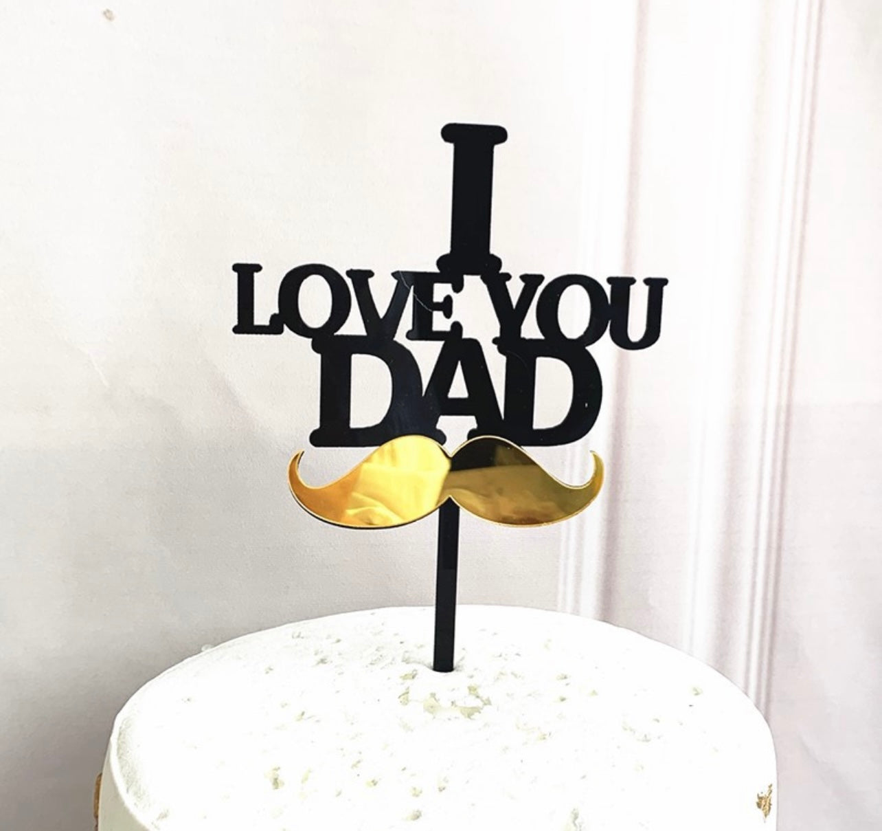 I love you dad cake topper decoration - Milky Panda