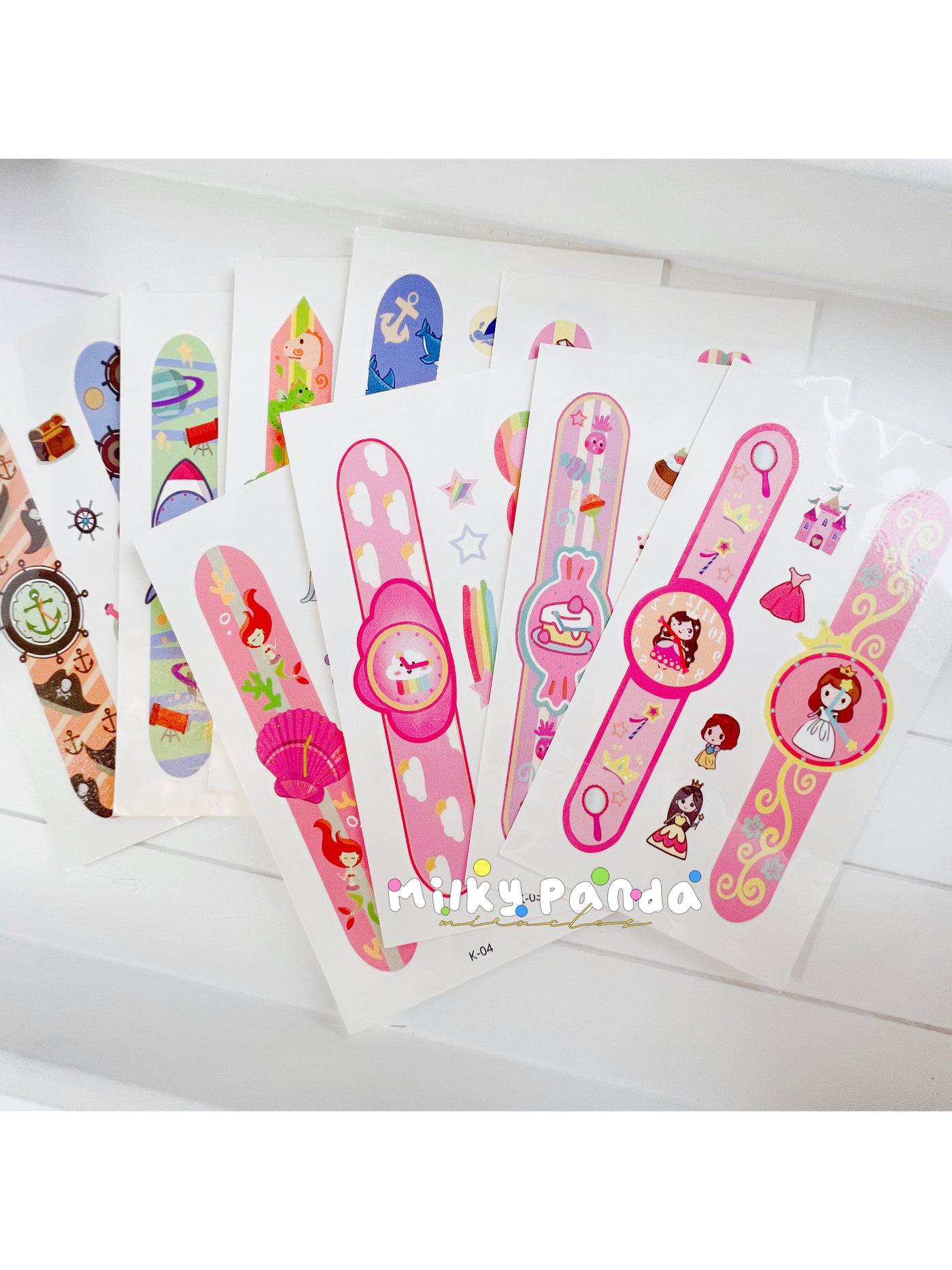 Fun watches temporary tattoos - Milky Panda