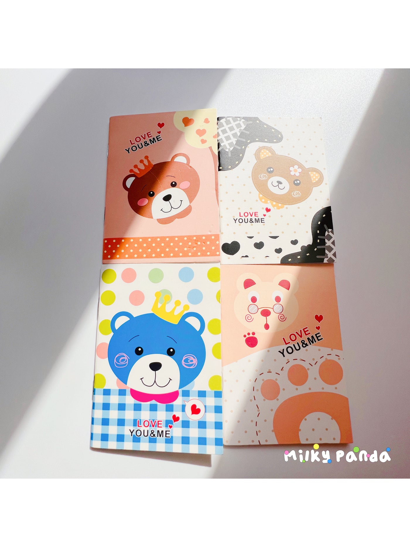 Custom Bear Notebook | Printed Notebooks | Milky Panda 