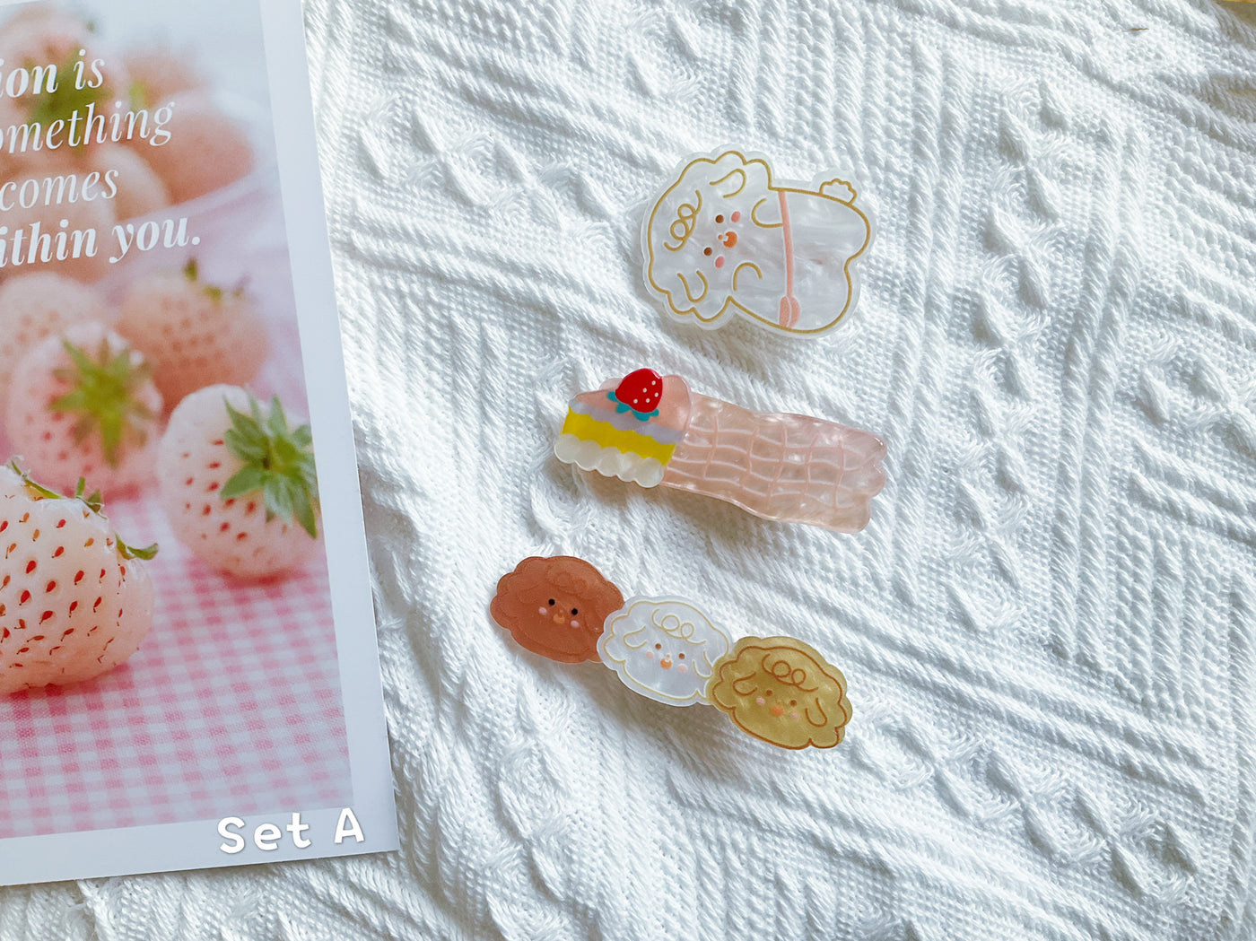 Cute Animal Hair Clips Set