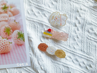 Cute Animal Hair Clips Set