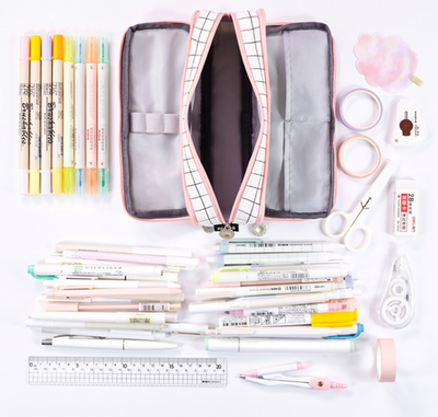 Multi Compartment Large Capacity Pencil Case