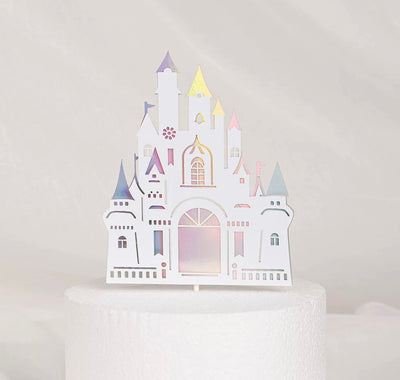 Castle cake topper decoration set - Milky Panda