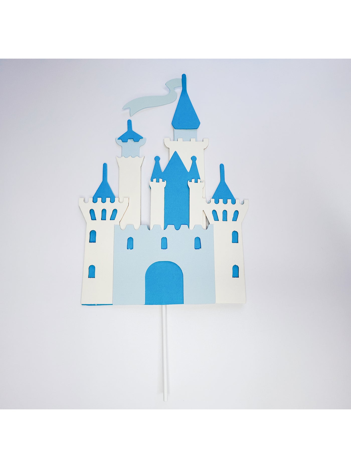 Castle cake topper decoration set