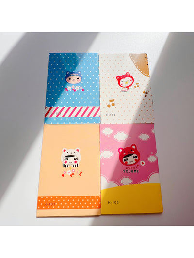 Custom Cartoon Notebook | Cute Notebooks | Milky Panda 