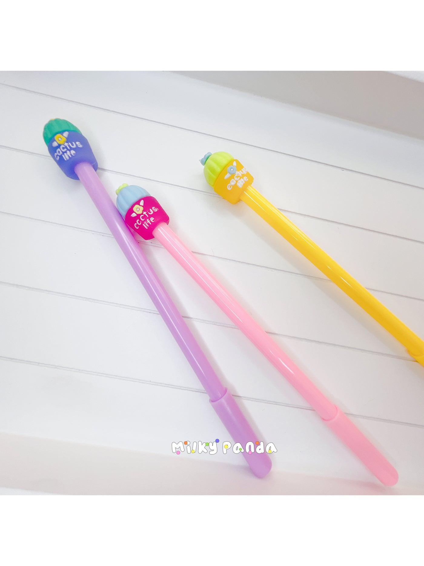 Colorful cactus pen