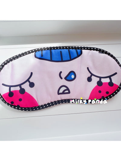 Sleeping face eye mask - Milky Panda