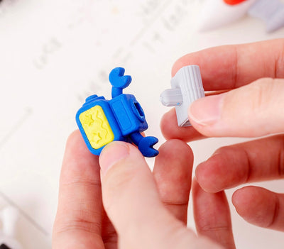 Astronaut space removable erasers set