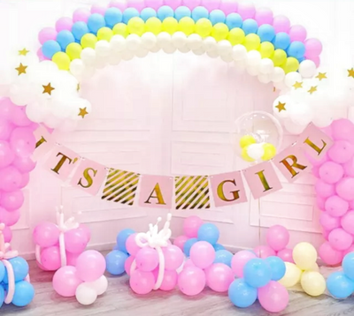 Baby Gender Reveal Party Banner