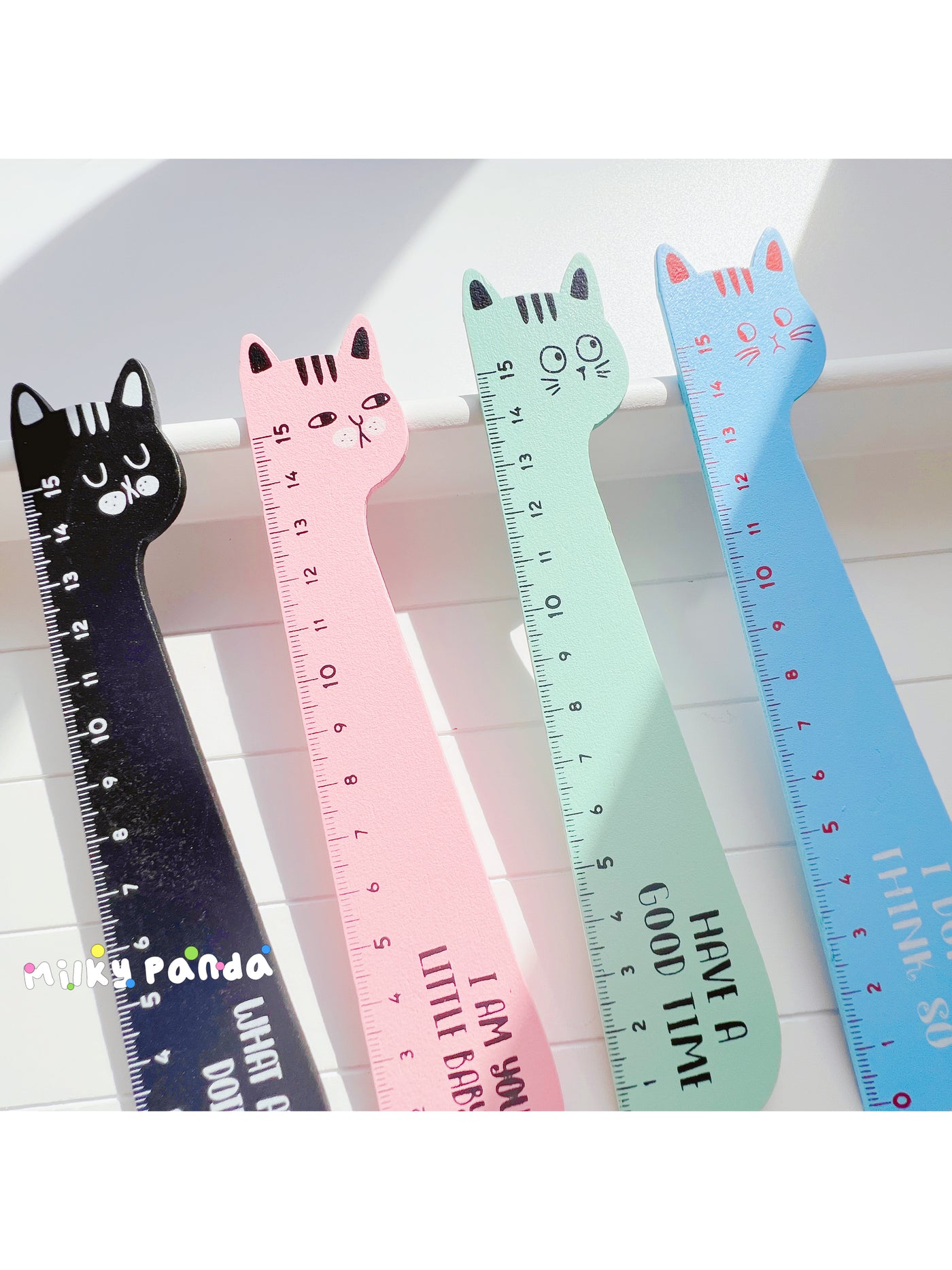 Cat Kitten Ruler - Milky Panda