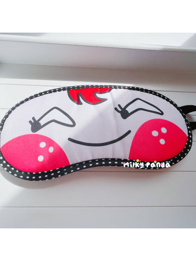 Cheeky face eye mask - Milky Panda