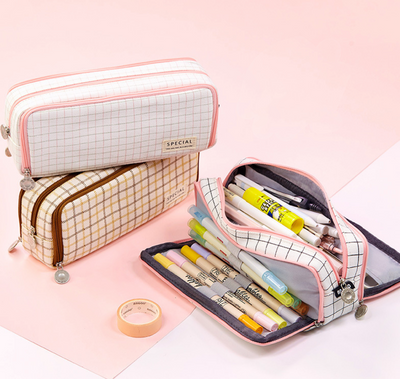 Multi Compartment Large Capacity Pencil Case