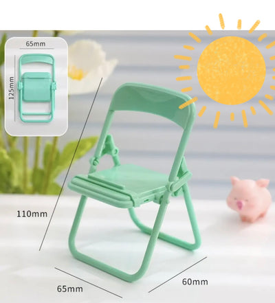 Portable Mini Phone Chair - Milky Panda