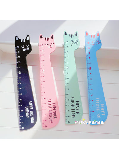 Cat Kitten Ruler - Milky Panda