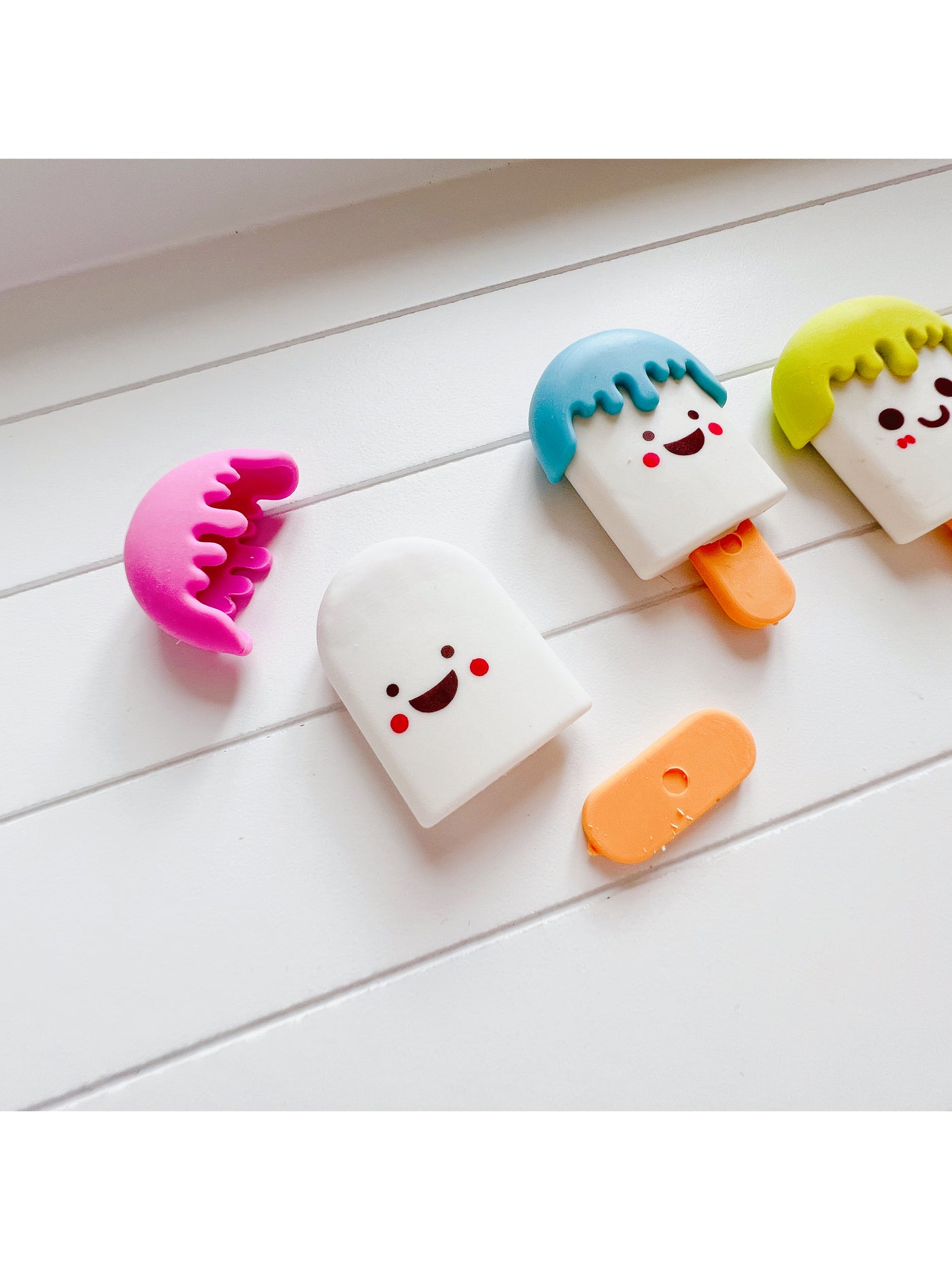 Lollies removable erasers