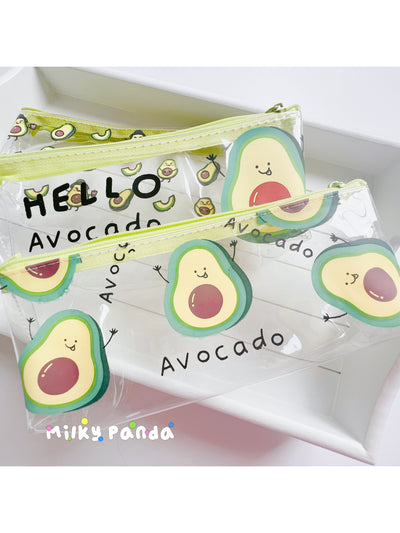 Avocado pen case ,Pencil case - Milky Panda