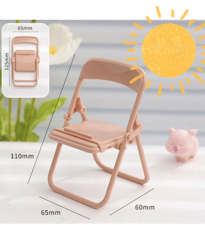 Portable Mini Phone Chair - Milky Panda