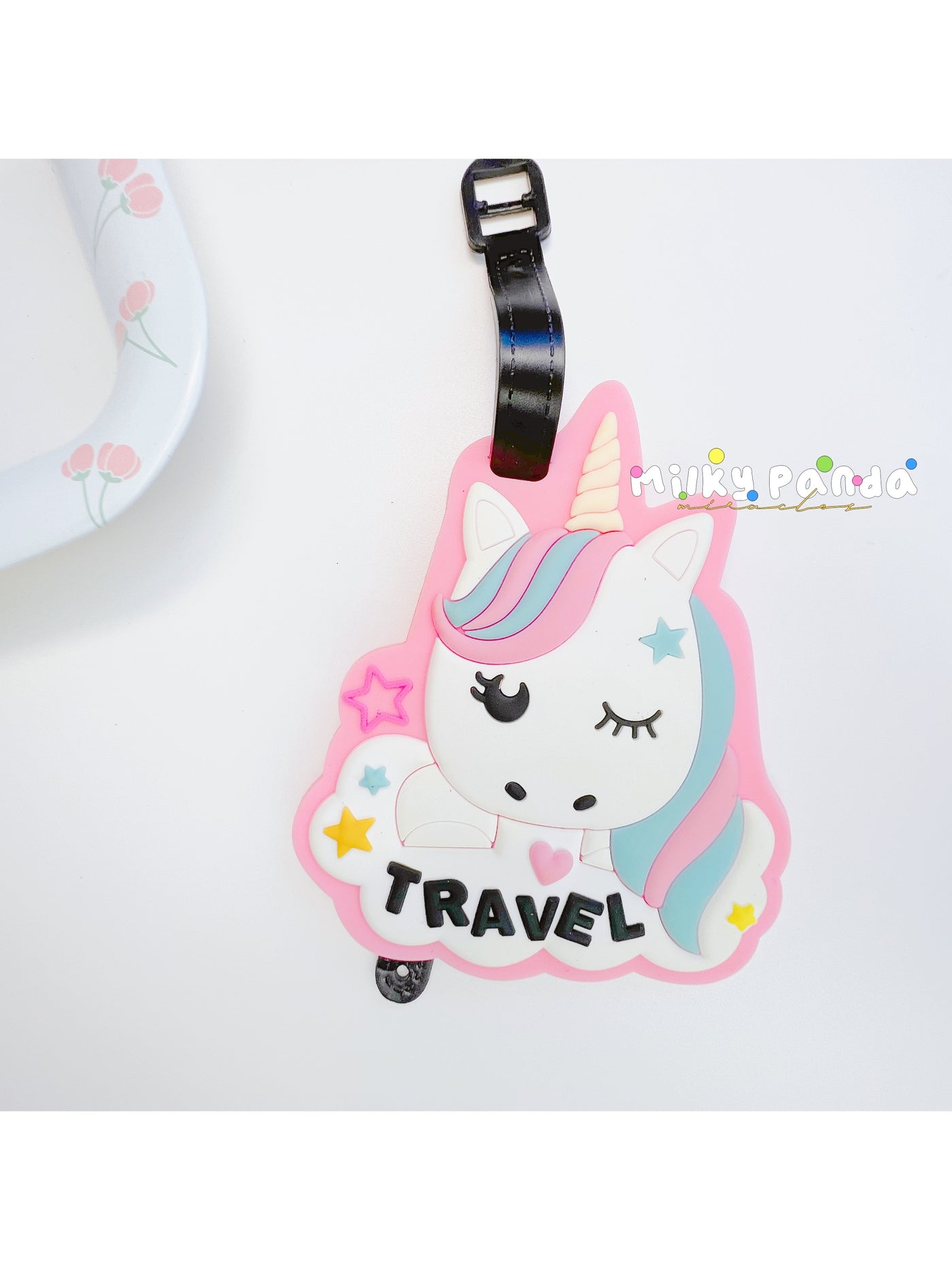 Unicorn luggage tag - Milky Panda